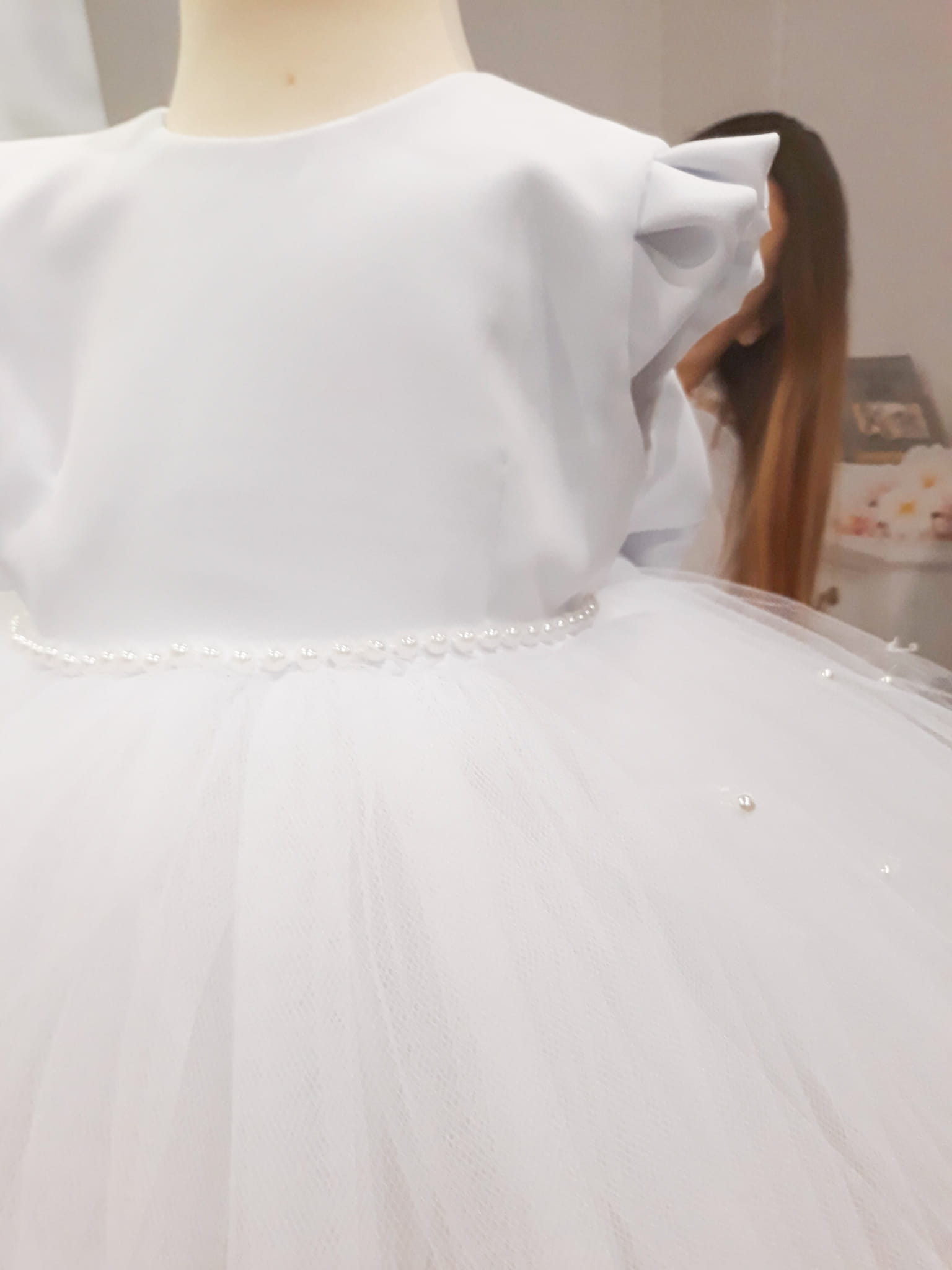Sukienka dla dziewczynki - Anastazja white