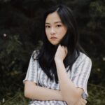 Niebieska sukienka dla